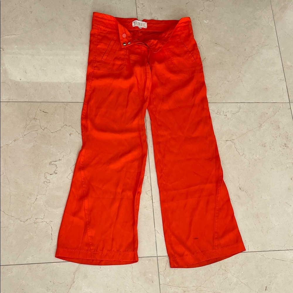 Bright Orange Women's Pants